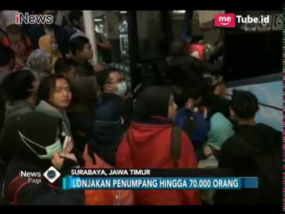 Penumpang Bis Surabaya Melonjak 70 Ribu, Ratusan Orang Terlantar di Terminal - iNews Pagi 16/02