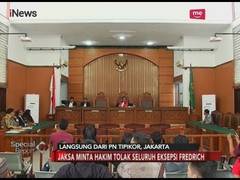 Suasana Persidangan Saat Hakim Tolak Eksepsi Fredrich Yunadi - Special Report 05/03