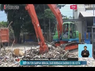 Penampakan Sampah yang Menumpuk & Menyumbat di Pintu Air Manggarai - iNews Siang 05/03