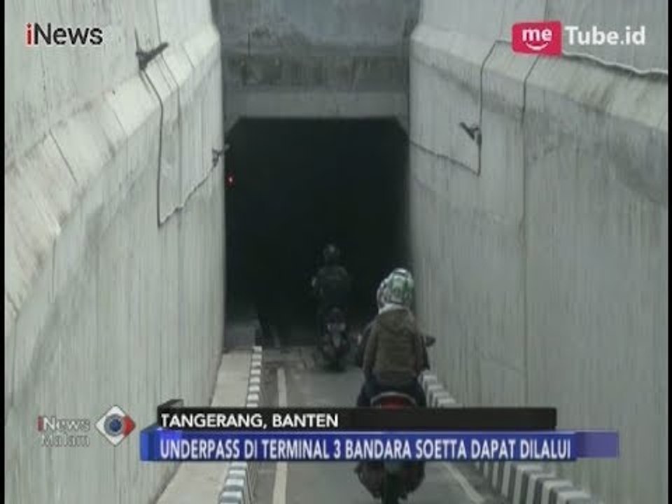Underpass Motor Terminal 3 Bandara Soetta Ada Rembesan Air, Aman Dilewati - iNews Malam 17/02