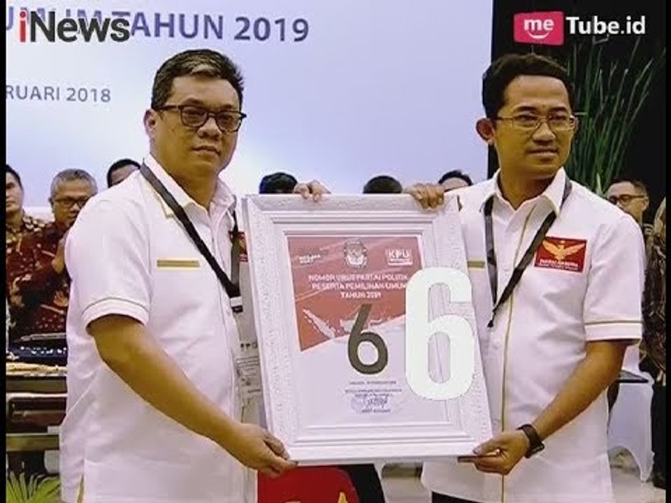 Partai Baru Garuda Mendapatkan Nomor Urut 6 Dalam Pemilu 2019 - Breaking News 18/02