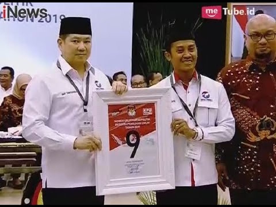 Partai Baru Perindo Mendapatkan Nomor Undian ke 9 dalam Pemilu 2019 - Breaking News 18/02