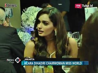 Gala Dinner Miss World 2017, Manushi Chhillar Terlihat Cantik - iNews Pagi 19/02