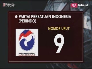 Catat Yaa!! Inilah Nomor Urut Parpol Peserta Pemilu 2019 - iNews Pagi 19/02