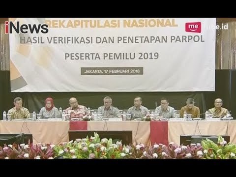 KPU Persiapkan Bukti untuk Sidang Gugatan PBB & PKPI yang Tak Lolos Pemilu 2019 - iNews Sore 19/02
