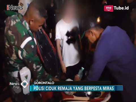 Polisi Ciduk Remaja yang Pesta Miras di Dalam ATM Kota Gorontalo - iNews Pagi 19/02