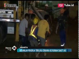 Besi Konstruksi Tol Becakayu Ambruk, Pekerja Terluka Dilarikan ke RS UKI - iNews Pagi 20/02