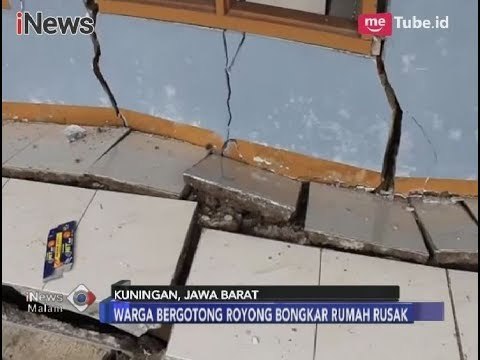 Fenomena Tanah Bergerak Hantui Warga Kuningan, 5 Rumah Rusak Parah - iNews Malam 19/02