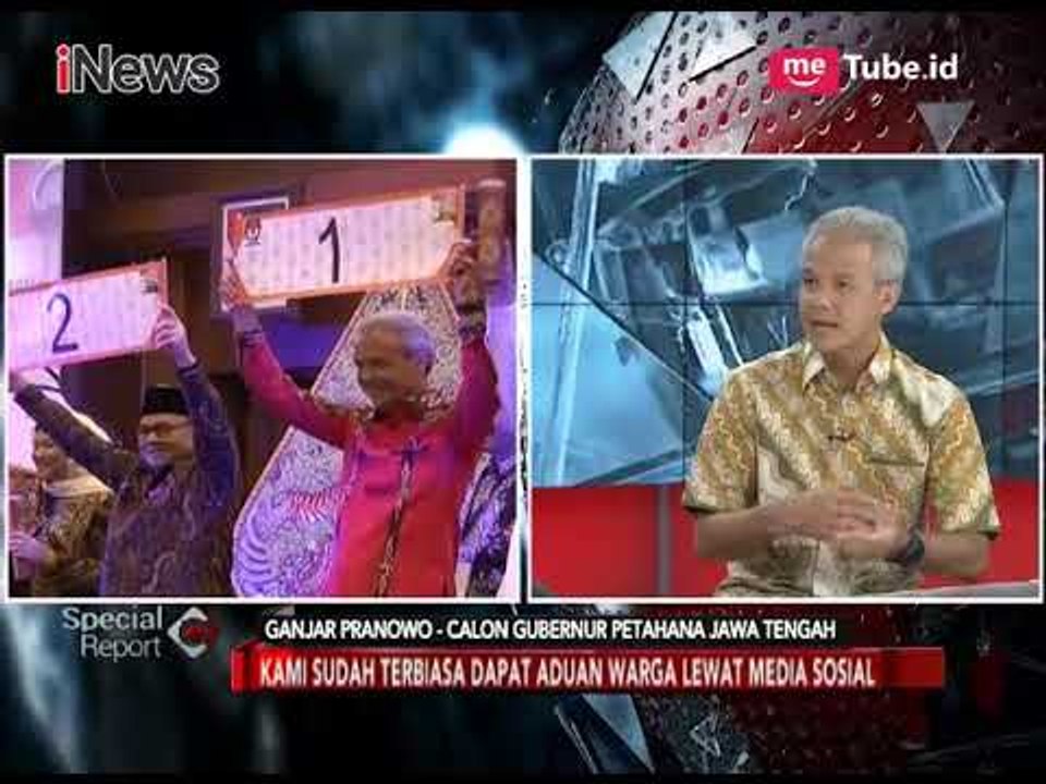 Ganjar Pranowo Terbiasa Lakukan Birokrasi Pelayanan Melalui Media Sosial - Special Report 19/02