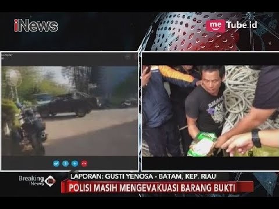 Polisi Masih Evakuasi Barang Bukti di Pelabuhan Bea Cukai Batam - Breaking News 20/02