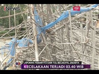 Download Video: Pasca Olah TKP, Material Ambruknya Tiang Tol Becakayu Masih di Lokasi - iNews Sore 20/02