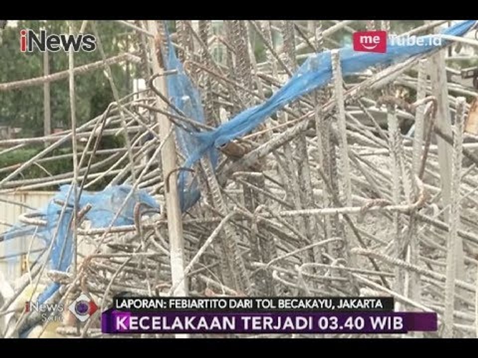 Pasca Olah TKP, Material Ambruknya Tiang Tol Becakayu Masih di Lokasi - iNews Sore 20/02