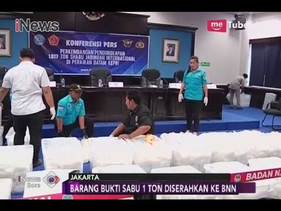 Pasca Penangkapan Kapal Penyelundupan Narkoba, Barbuk Diserahkan ke BNN - iNews Sore 20/02