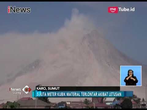 Pasca Letusan, Puncak Gunung Sinabung Membentuk Kawah Baru - iNews Siang 23/02