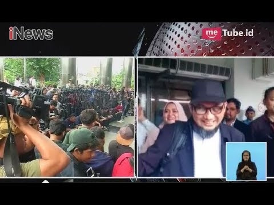 Novel Baswedan dalam Perjalanan Menuju Gedung KPK, Jakarta - iNews Siang 22/02