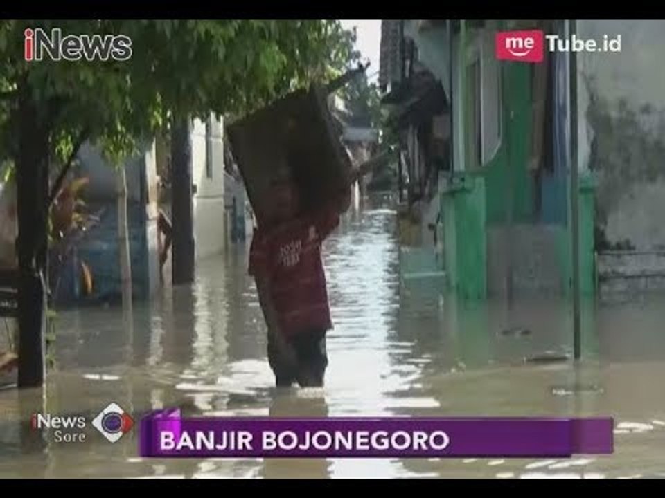 Sungai Bengawan Solo di Bojonegoro Meluap, Ratusan Rumah Terendam Banjir - iNews Sore 23/02