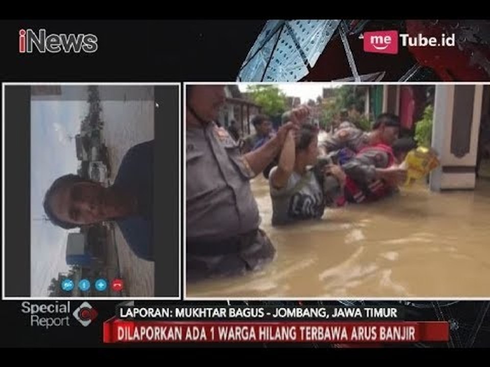 Jalan Kab. Jombang Digenangi Air 60 Cm, Aktivitas Warga Terganggu - Special Report 22/02
