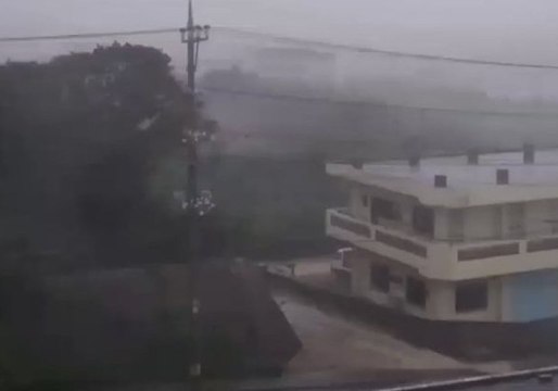 Typhoon Maria Lashes Okinawa's Miyajima City
