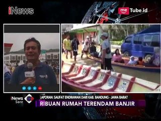 9 Kecamatan di Kab. Bandung Terendam Bajir, Transportasi Warga dengan Perahu - iNews Sore 23/02