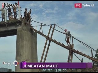 Jembatan Maut Darurat Ala Warga di Demak, untuk Kegiatan Setiap Hari - iNews Sore 24/02