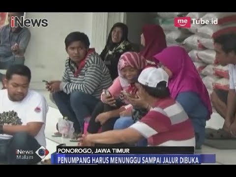 Akibat Tak Dapat Melintasi Jalur Longsor Pacitan, Penumpang Bis Terlantar - iNews Malam 25/02