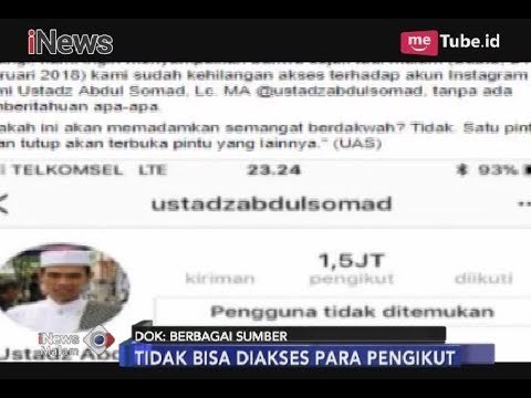 Akun Instagram Ust. Abdul Somad Dapat Diakses Kembali - iNews Malam 25/02