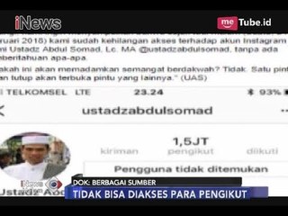 Akun Instagram Ust. Abdul Somad Dapat Diakses Kembali - iNews Malam 25/02