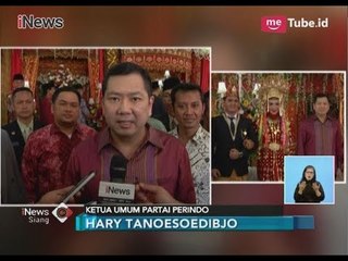 Hary Tanoe Hadiri Pernikahan Keluarga Partai Perindo Bengkulu - iNews Siang 26/02