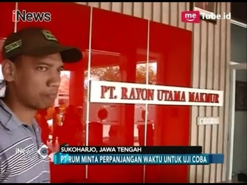 PT RUM Minta Perpanjangan Waktu Uji Netralisir Bau Gas Mesin Produksi - iNews Pagi 27/02