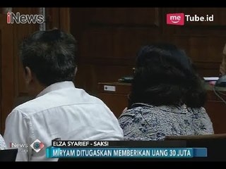 Elsa Syarif Mengaku Miryam Bagikan Uang Rp 30 Juta ke Komisi II DPR RI - iNews Pagi 27/02