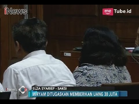 Elsa Syarif Mengaku Miryam Bagikan Uang Rp 30 Juta ke Komisi II DPR RI - iNews Pagi 27/02