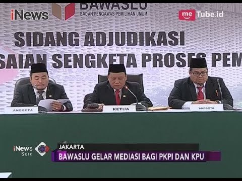 Gelar Mediasi Bersama KPU, PKPI Akui Tak Puas dengan Hasil Musyawarah Pertama - iNews Sore 27/02