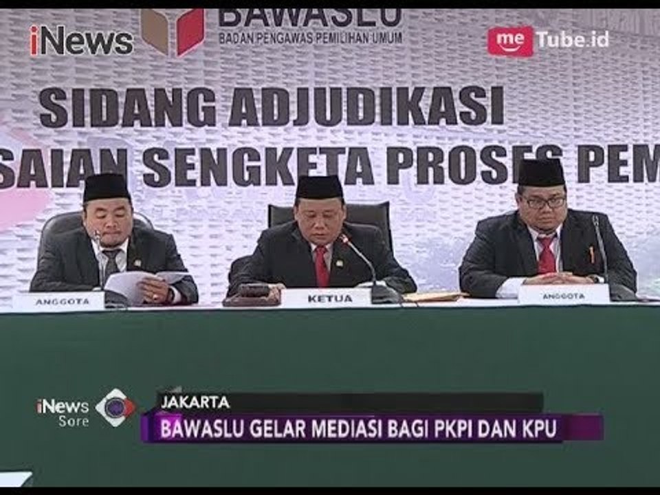 Gelar Mediasi Bersama KPU, PKPI Akui Tak Puas dengan Hasil Musyawarah Pertama - iNews Sore 27/02