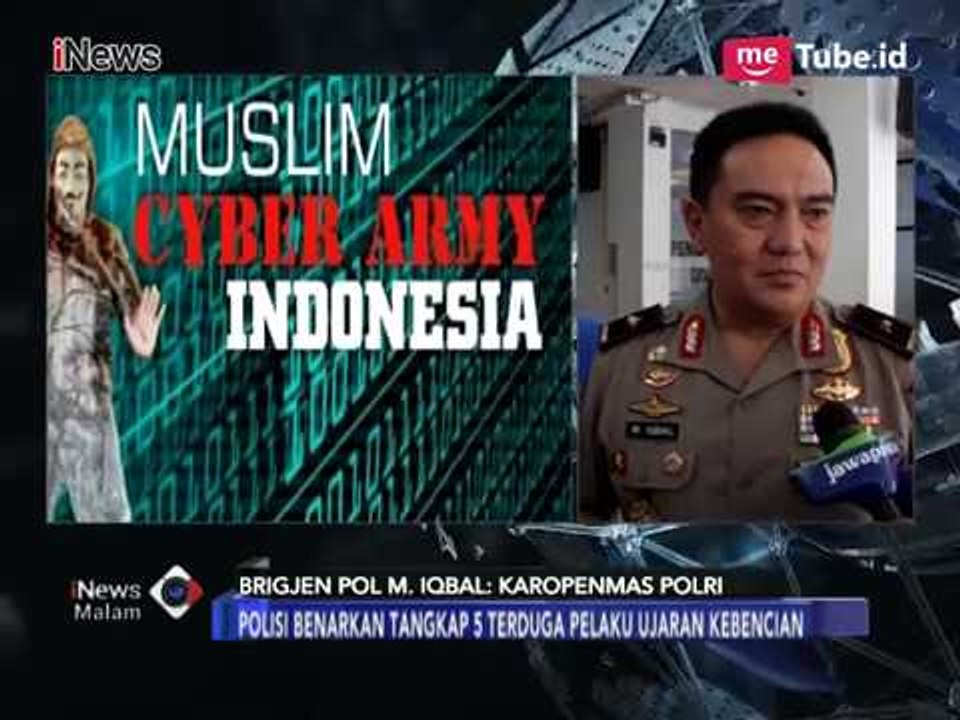 Bareskrim Tangkap 5 Pelaku Ujaran Kebencian 'The Family MCA' - iNews Malam 27/02