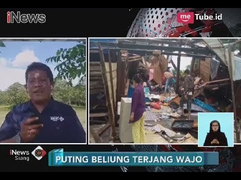 Angin Puting Beliung Porak-porandakan Rumah Warga Wajo, Sulawesi Selatan - iNews Siang 28/02