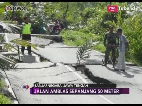 Jalan Amblas 50 Meter, Jalur Banjarnegara Terputus - iNews Sore 28/02