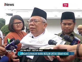 Ketum MUI: Jangan Gunakan Nama "Muslim" untuk Sebar Hoax - iNews Pagi 01/03
