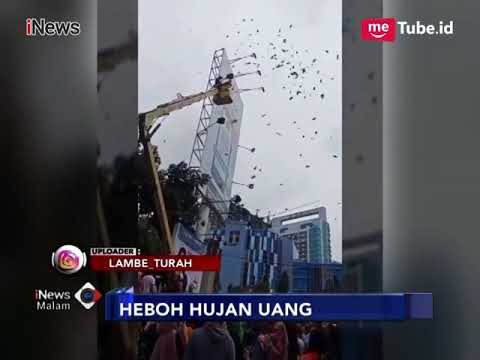 Viral!! Video 'Hujan' Uang di Langit Kuningan Bikin Macet - iNews Malam 28/02