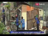 Puluhan Bangunan Liar di Pinggir Rel KA Dibongkar Paksa Petugas - iNews Malam 01/03