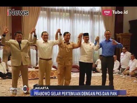 Prabowo Gelar Pertemuan PKS & PAN untuk Bahas Pilkada Jawa Barat - iNews Malam 01/03