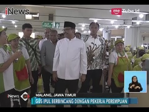 Cagub Jatim, Gus Ipul Temui & Tampung Aspirasi Ribuan Perempuan UMP - iNews Siang 02/03