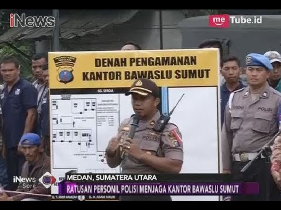 Bawaslu Sumut Siapkan Ratusan Polisi Saat Pembacaan Hasil Gugatan JR Saragih -  iNews Sore 03/03