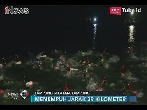 Peringati HUT 72, Korps Marinir AL Gelar Lomba Renang & Dayung Selat Sunda - iNews Pagi 03/03