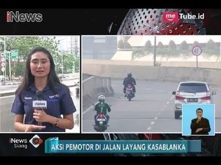 Sosialisasi & Tilang Tak Buat Jera Pengendara Motor Lewati JLNT Casbalanca - iNews Siang 03/03
