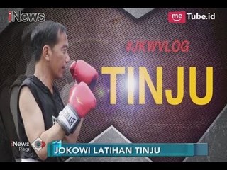 Presiden Jokowi Buat Vlog Saat Latihan Tinju Bersama Ajudan Teddy - iNews Pagi 04/03