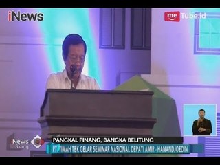 PT. Timah Tbk Gelar Seminar Pahlawan Nasional Provinsi Bangka Belitug - iNews Siang 03/03