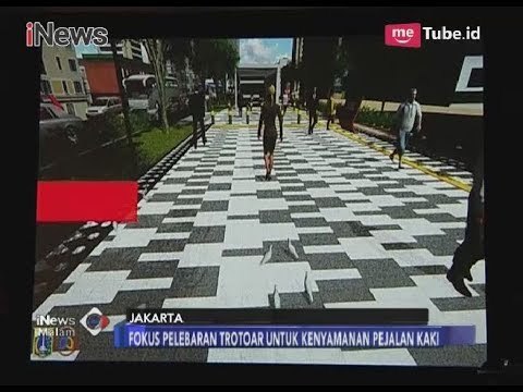 Pemprov DKI akan Ubah Total Wajah Trotoar Sudirman-Thamrin, Inilah Rancangannya - iNews Malam 06/03