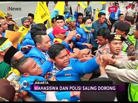 Puluhan Mahasiswa Jakarta Demo Tolak Revisi UU MD3 Ricuh dengan Polisi - iNews Sore 07/03