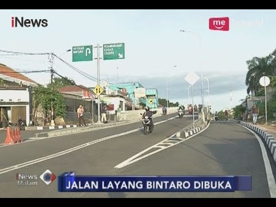Jalan Layang Bintaro Dibuka, Berharap Cegah Kecelakaan di Perlintasan KA - iNews Malam 07/03