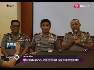 Klarifikasi Polri Terkait Pelarangan Penggunaan Aplikasi GPS  - iNews Sore 07/03